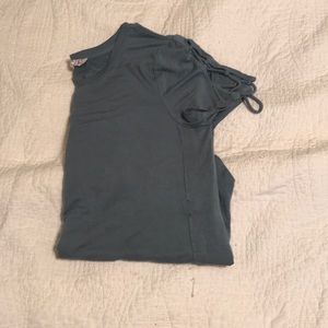 Tied sleeve top
